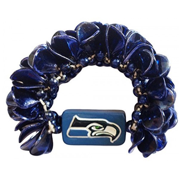 NFL Seattle Seahawks Team Fashion Petal Bracelet