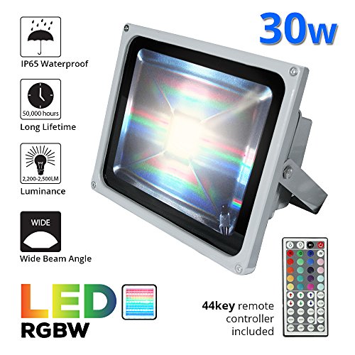ETOPLIGHTING RGB LED Flood Changing Light, Outdoor Waterproof Remo...
