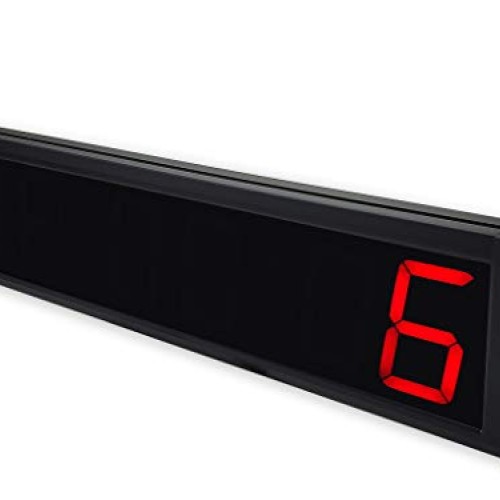 EYOU 4 Inch Char High 6 Digits LED Interval Clock For GymRed+Green