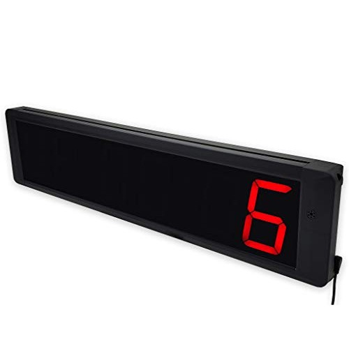 EYOU 4 Inch Char High 6 Digits LED Interval Clock For GymRed+Green