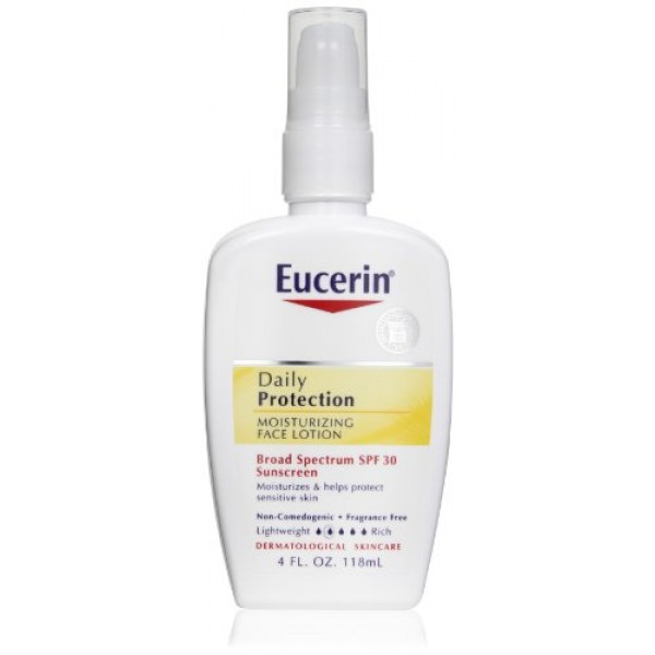 Eucerin Daily Protection Face Lotion SPF 30 4 oz Pack of 2