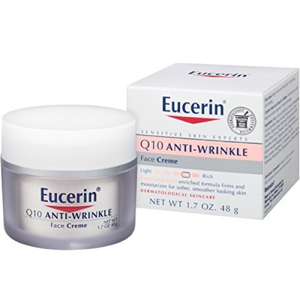 Eucerin Sensitive Skin Experts Q10 Anti-Wrinkle Face Creme 1.7 Ounce