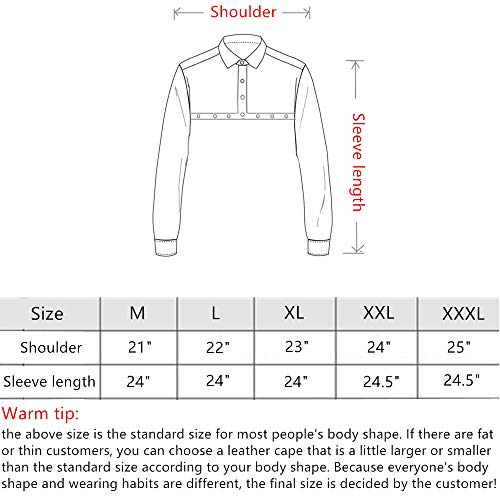 EULANGDE Premium Split Welders Heat Resistant Leather Cape Sleeve,...