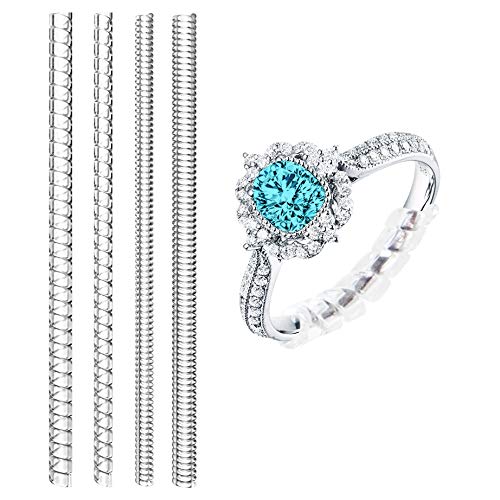 8 Pack Ring Size Adjuster for Loose Rings Women Transparent Silico...