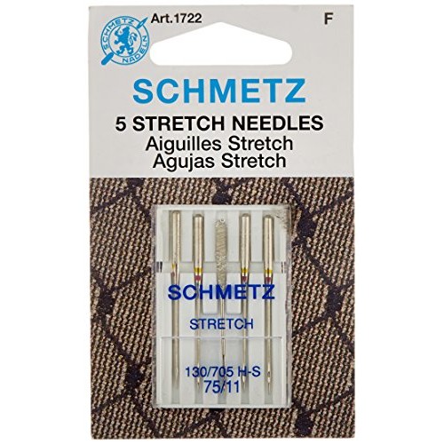 Schmetz 1722 Stretch Needles, 130/705 H-S 75/11, 5 per pack