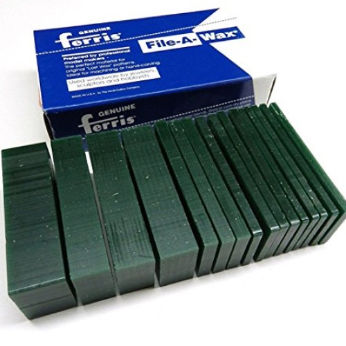 Freeman Carving Wax Block, Dark Green, Hard, 1 Pound, Sliced | WAX...