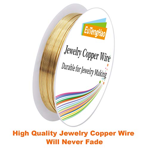 EuTengHao 10 Pack Jewelry Copper Craft Wire Jewelry Beading Wire f...