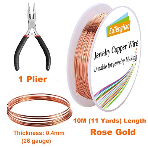 EuTengHao 10 Pack Jewelry Copper Craft Wire Jewelry Beading Wire f...