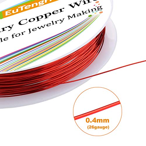 EuTengHao 10 Pack Jewelry Copper Craft Wire Jewelry Beading Wire f...