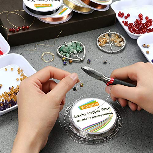 EuTengHao 10 Pack Jewelry Copper Craft Wire Jewelry Beading Wire f...