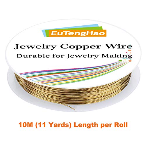 EuTengHao 10 Pack Jewelry Copper Craft Wire Jewelry Beading Wire f...