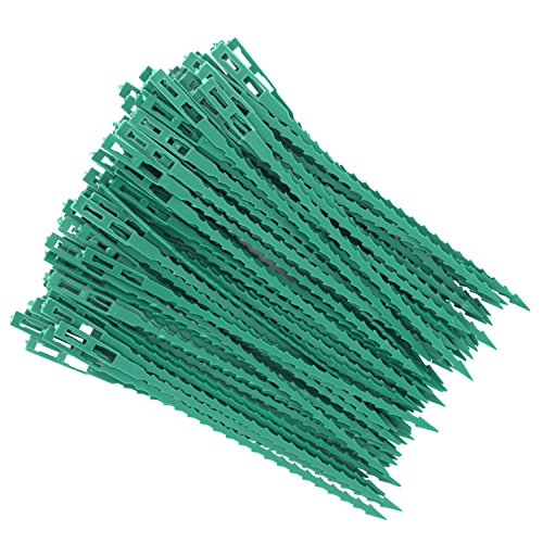 EuTengHao 100 Pieces Adjustable Garden Plant Twist Ties, 9 Inch Fl...