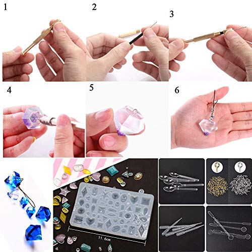EuTengHao 229Pcs DIY Jewelry Casting Molds Tools Set More Than 120...