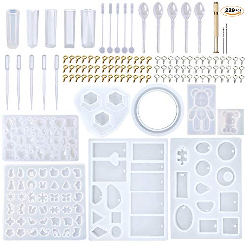 EuTengHao 229Pcs DIY Jewelry Casting Molds Tools Set More Than 120...
