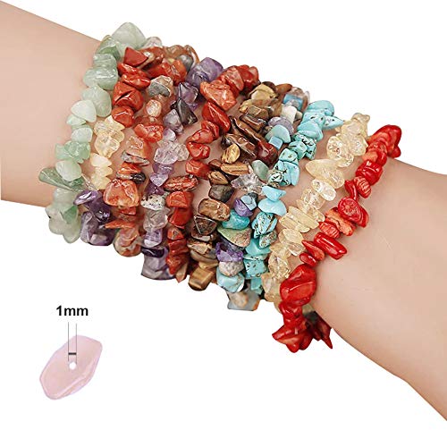 EuTengHao 933Pcs Irregular Chips Stone Beads Natural Gemstone Bead...