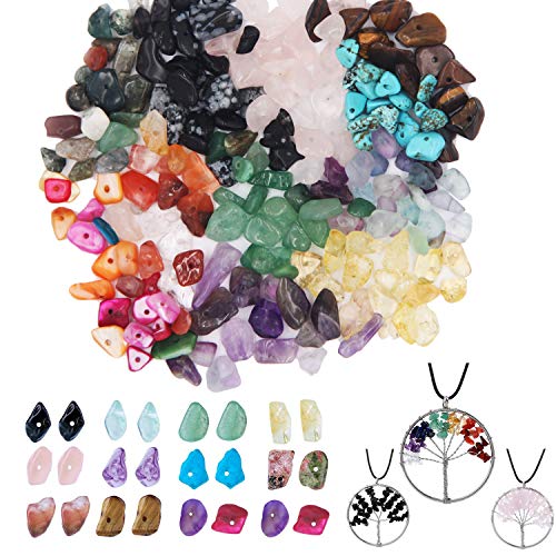 EuTengHao 933Pcs Irregular Chips Stone Beads Natural Gemstone Bead...