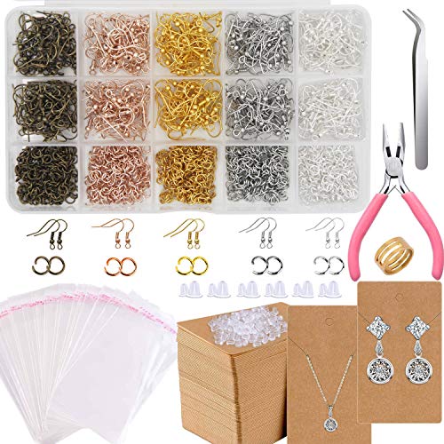 EuTengHao Earring Hooks for Jewelry Making, 2206Pcs Earring Making...