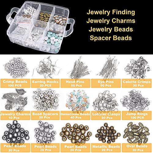 EuTengHao Jewelry Making Supplies Kit Jewelry Making Tools Kit Inc...
