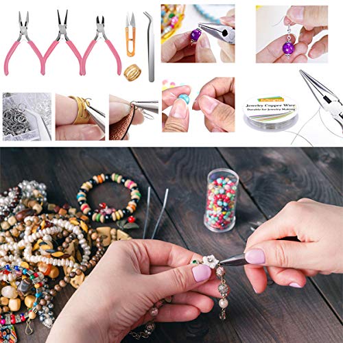 EuTengHao Jewelry Making Supplies Kit Jewelry Making Tools Kit Inc...