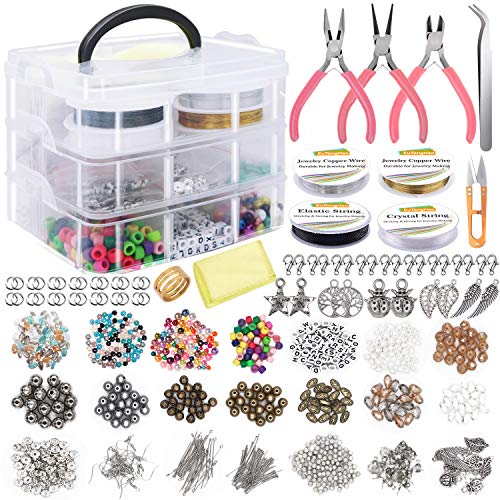 EuTengHao Jewelry Making Supplies Kit Jewelry Making Tools Kit Inc...