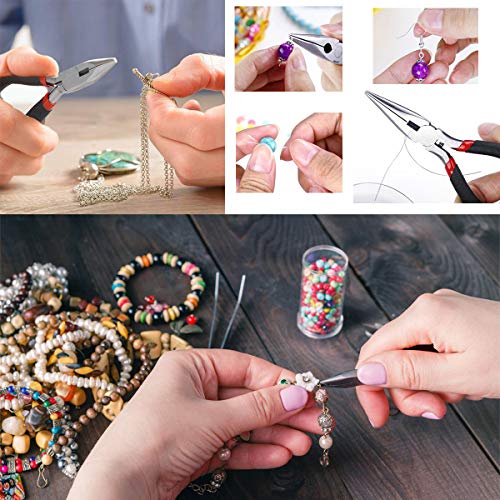 EuTengHao Jewelry Making Supplies Kit Jewelry Repair Tool Set with...