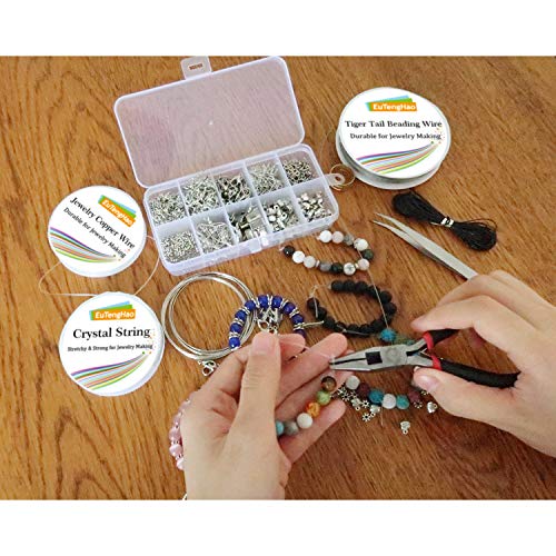 EuTengHao Jewelry Making Supplies Kit Jewelry Repair Tool Set with...