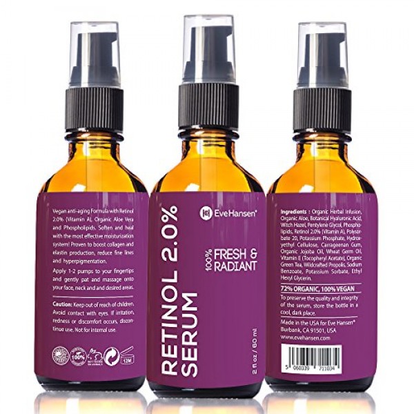 Retinol Serum Vitamin A 2 Ounces - Facelift in a Bottle with Ret...