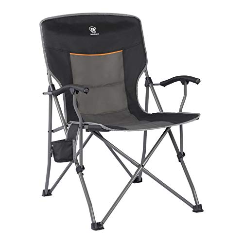 EVER ADVANCED Foldable Camping Chair Padded Arm Chair,Collapsible ...
