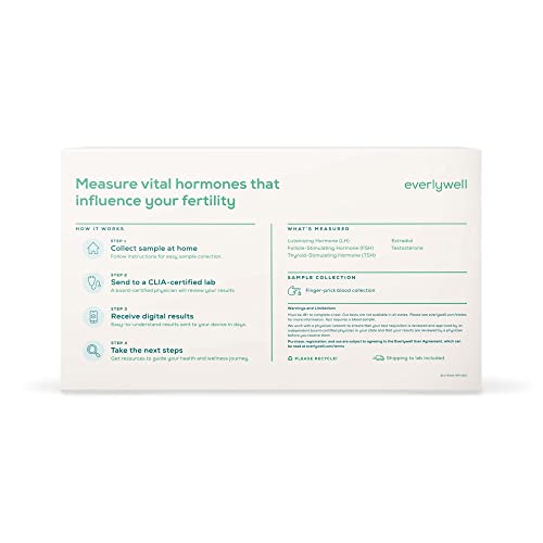 Everlywell Womens Fertility Test - at Home - CLIA-Certified Adult...