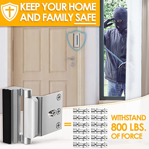 EverPlus Home Security Door Lock with 8 Screws, Childproof Door Re...