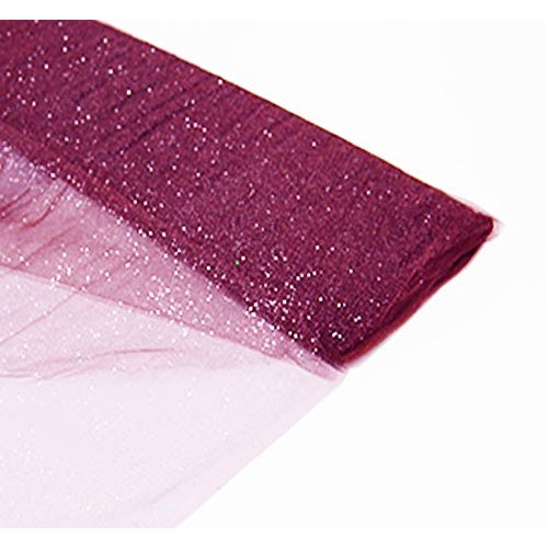 54 by 10 Yards 30 ft Glitter Fabric Tulle Bolt for Wedding and ...