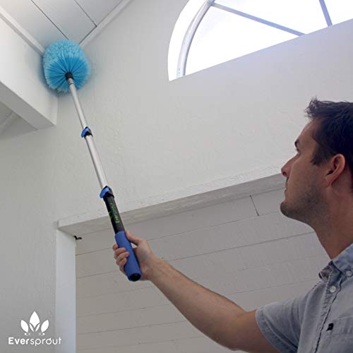 EVERSPROUT 1.5-to-4 Foot Cobweb Duster and Extension-Pole Combo 8...