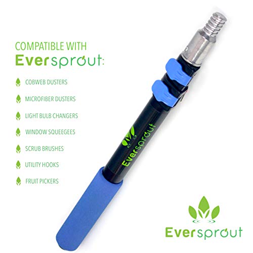 EVERSPROUT 1.5-to-4 Foot Cobweb Duster and Extension-Pole Combo 8...