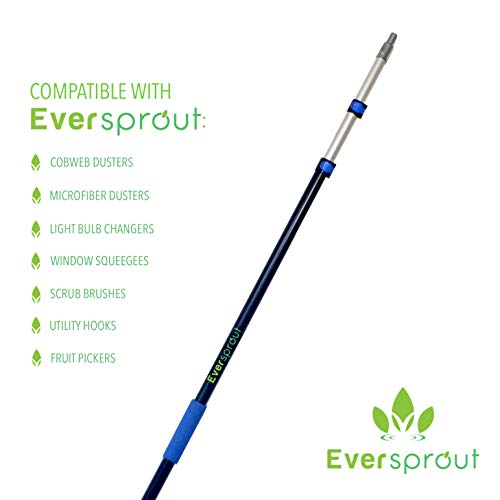 EVERSPROUT 5-to-13 Foot Cobweb Duster and Extension-Pole Combo 20...