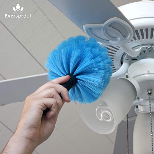 EVERSPROUT Twist-On Cobweb Duster | Hand Packaged to Protect Brist...