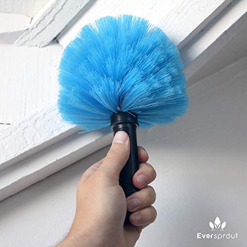 EVERSPROUT Twist-On Cobweb Duster | Hand Packaged to Protect Brist...