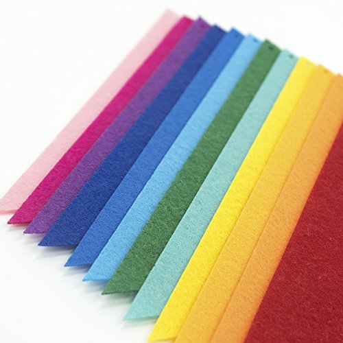 Every Cares Rainbow Felt Fabric Bunting, 24 Pcs/ 16.4 Feet2 Pack...