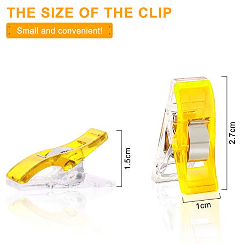 Multipurpose Sewing Quilting Clips, Upgraded Multicolor Wonder Cli...