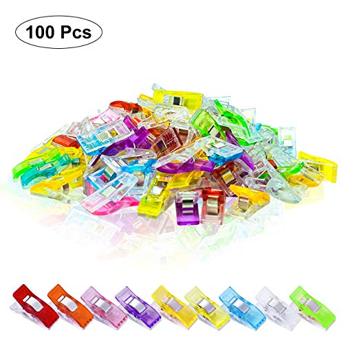 Multipurpose Sewing Quilting Clips, Upgraded Multicolor Wonder Cli...