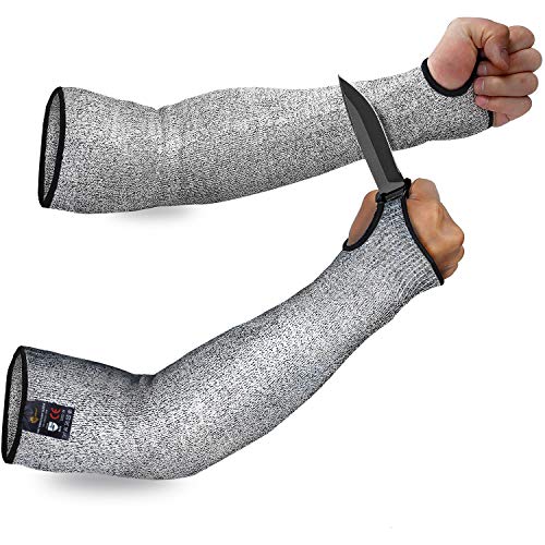 Evridwear 1 Pr/Pack Cut Resistant Sleeves for Arm Work Protection ...