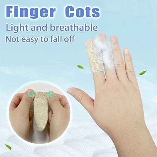 EvridWear Cotton Elastic Blend, Finger Toe Cots, Finger Toe Sleeve...