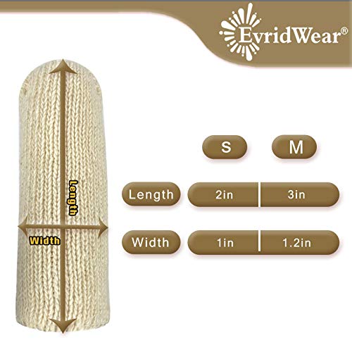 EvridWear Cotton Elastic Blend, Finger Toe Cots, Finger Toe Sleeve...