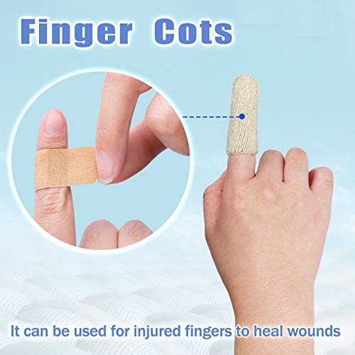EvridWear Cotton Elastic Blend, Finger Toe Cots, Finger Toe Sleeve...