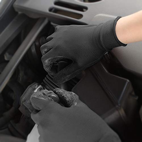 EvridWear Crinkle Latex Rubber Hand Coated Safety Work Gloves for ...