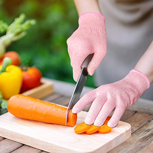 EVRIDWEAR Cut Resistant Gloves Food Grade Level 5 Kitchen Safety P...
