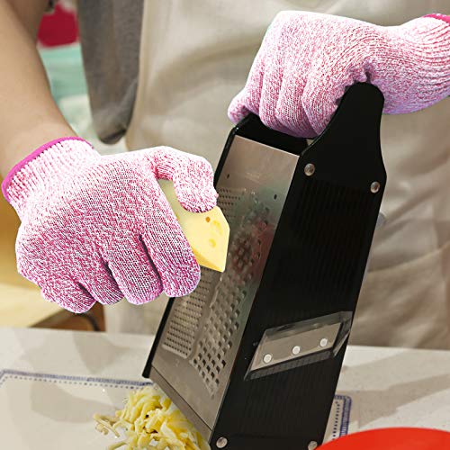 EVRIDWEAR Cut Resistant Gloves Food Grade Level 5 Kitchen Safety P...
