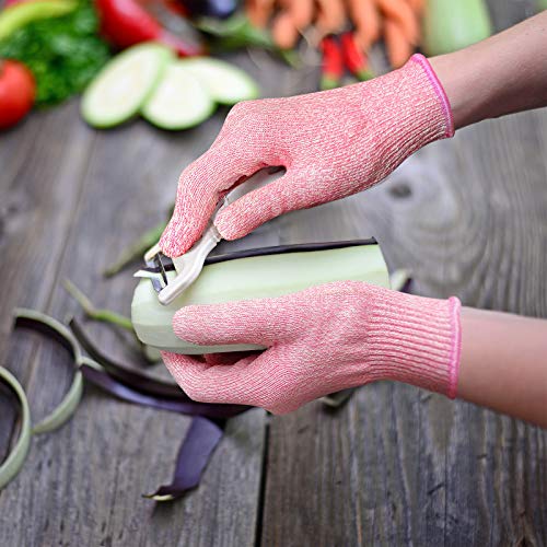 EVRIDWEAR Cut Resistant Gloves Food Grade Level 5 Kitchen Safety P...