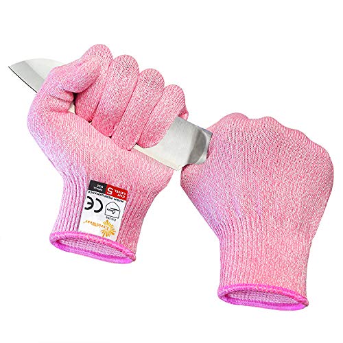 EVRIDWEAR Cut Resistant Gloves Food Grade Level 5 Kitchen Safety P...