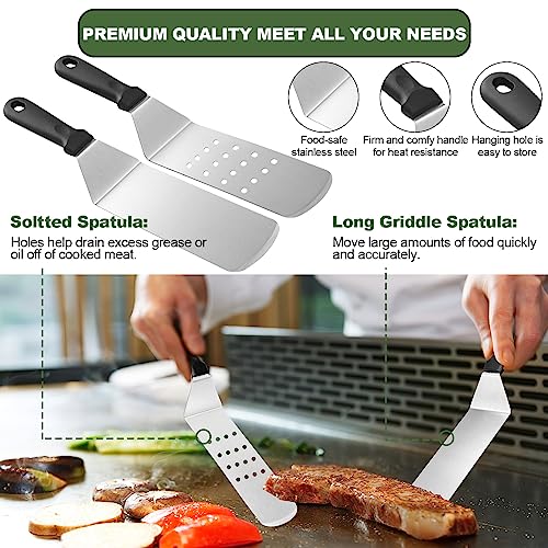 Griddle Accessories Set of 30, Flat Top Grill Accessories Set for ...