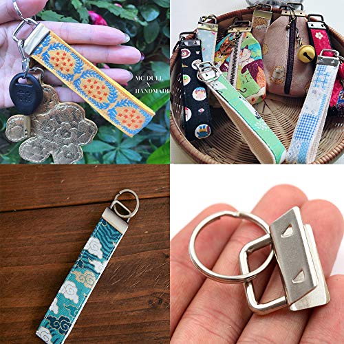EWONICE Glass Running Pliers and 40 Pcs 1 Inch Fob Chain Wristlet ...